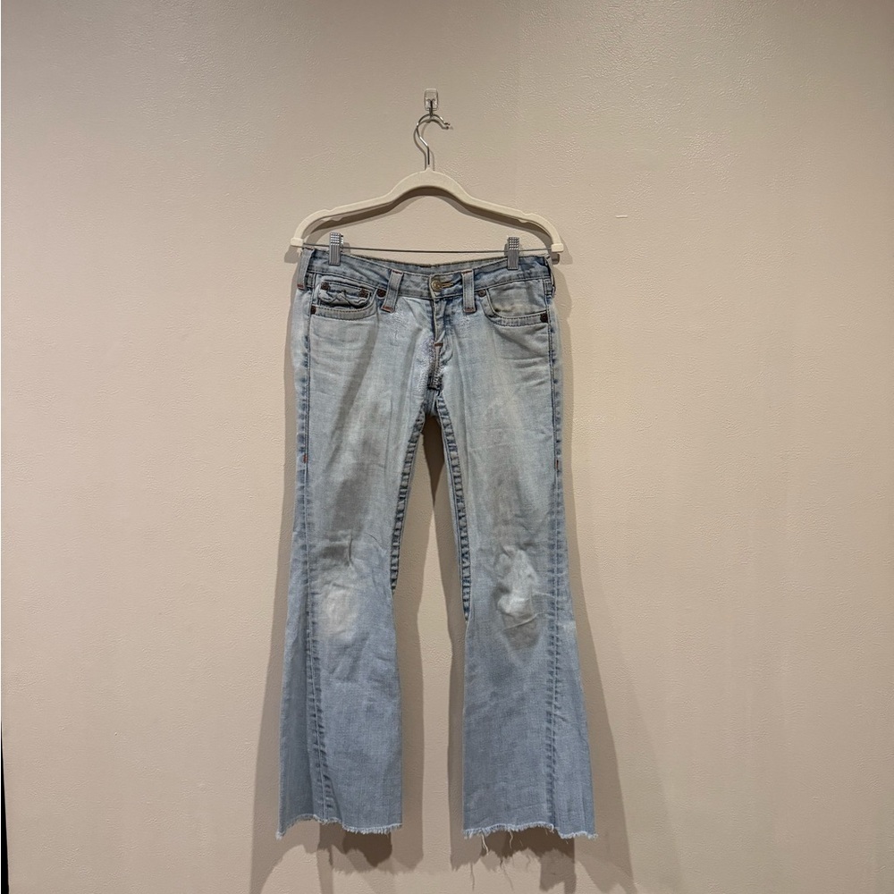 True Religion Light Blue Denim Jeans - Picture 2 of 5